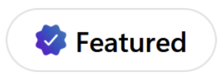 Featured badge