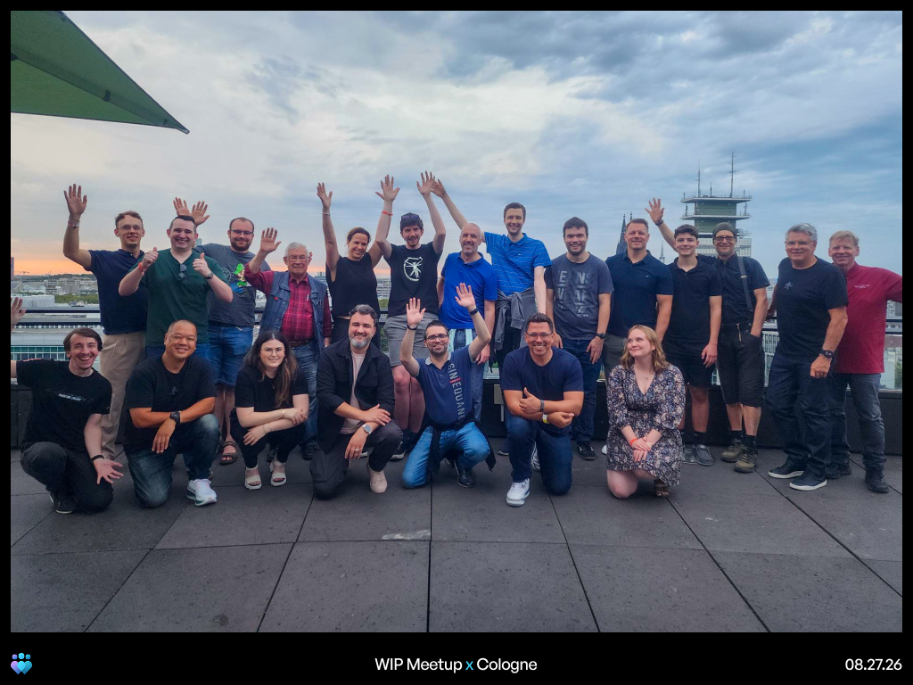 A group of Windows Insiders from the Windows Insider meetup in Cologne